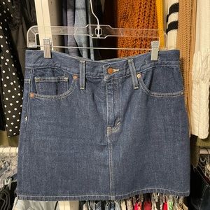 Madewell Size 28 Denim Skirt